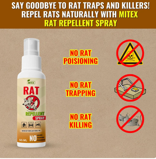 Rat Repellent Spray – Safe, Effective, and Eco-friendly.